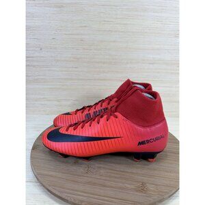 Nike Mercurial Victory VI Dynamic Fit FG Red Black Soccer Cleats Mens Size 6.5
